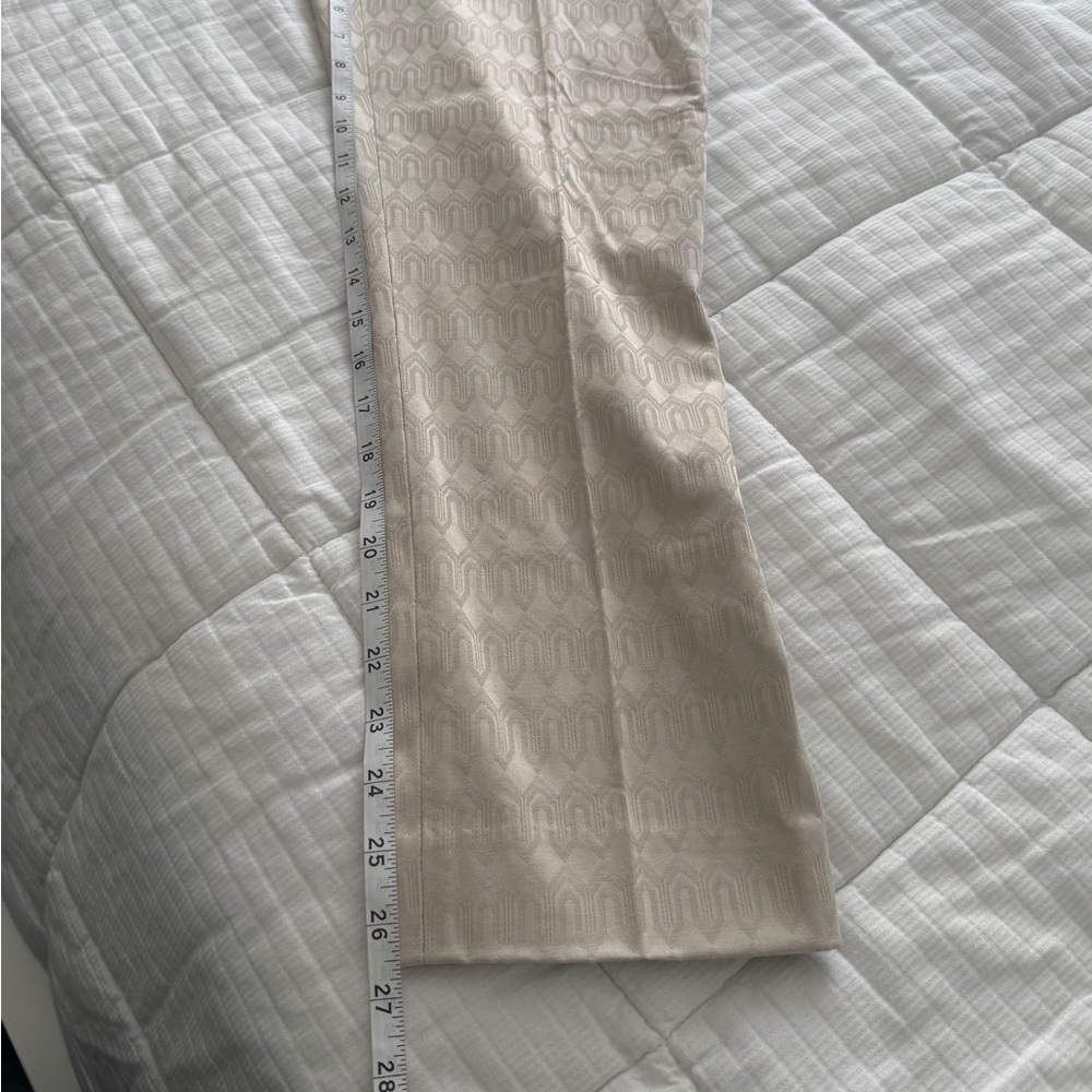 Banana Republic textured beige hampton pant trousers, size 4 - Picture 5 of 9